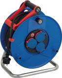 Kabeltrommel Garant 40m H07RN-F 3x1,5 mm² 290mm 3 Schutzkontakt Steckdose blau
